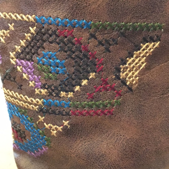 SouthWest Style Soft Faux Leather Boots - Picture 7 of 8